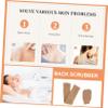 COOLHIYA 2pcs Ramie Jute Bath Exfoliator Scrubber Lightweight Back Scrubber Strap and Glove for Deep Shower Cleansing Suitable for Arms Legs Chest view 4