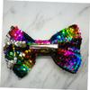 COOLHIYA 2pcs Reversible Sequins Bow Knot Hair Clips for Decorative Hair Barrettes for Ponytail Bun Braided Styles Green Accessories view 4