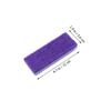 LALADEFIEE 2Pcs Double-Sided Pumice Stone Foot File Callus Remover Portable Foot Scraper for Dead Skin Removal and Smooth Care Purple view 3