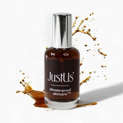 JustUs Skincare, Tighten + Glow Serum Mist, Hydrating + Exfoliating Anti-Aging Treatment for Dull, Dehydrated Skin, with Argireline, Bacillus Ferment, Neroli + Niacinamide  50ml / 1.67 oz