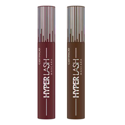 Catrice Hyper Lash Mascara Bundle | Burgundy Bliss & Speedy Brown | Berry-Toned & Soft Brown Mascaras | Volumizing, Lengthening & Clump-Free | Vegan & Cruelty Free