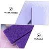 COOLHIYA 2Pcs Double-Sided Purple Foot Pumice Stone Callus Remover Scrubber for Dead Skin Exfoliation and Foot Care view 2