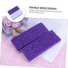 COOLHIYA 2Pcs Double-Sided Purple Foot Pumice Stone Callus Remover Scrubber for Dead Skin Exfoliation and Foot Care view 3