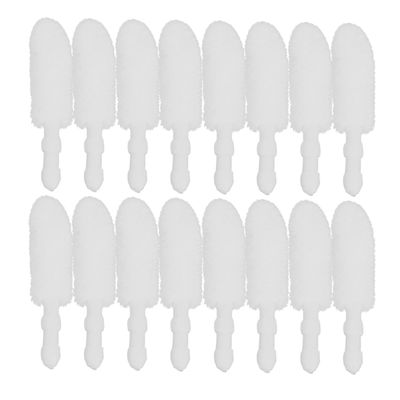 COOLHIYA 500pcs Disposable Lip Brush Heads Replacement Flocking Lip Gloss Applicator Makeup Accessories for Professional and Personal Use
