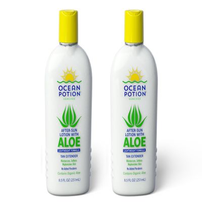Ocean Potion Moisturizing After Sun Lotion 8.5oz (Pack of 2)