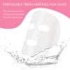 200 Sheets Facial Plastic Mask Disposable Facial Sheet Mask Transparent Face Masks Skincare Preservative DIY Clear Spa Thin Plastic Wrap Moisture Retention (Pack of 2) view 2
