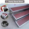 3-Tier Portable Heavy-Duty Choral Riser Stand | Ideal for Church Choirs, School Events, Corporate Gatherings, and Award Ceremonies(red,1Tier) view 3