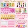 55Pcs Skin Care Kids Spa Party Supplies for girls,Party Favors Skincare Fruit Face Masks,Lip Masks,Eye Patches,Hand Cream,Lip Balm,Thank You Gifts,Spa Birthday Sleepover Party Supplies for Women view 2