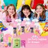 55Pcs Skin Care Kids Spa Party Supplies for girls,Party Favors Skincare Fruit Face Masks,Lip Masks,Eye Patches,Hand Cream,Lip Balm,Thank You Gifts,Spa Birthday Sleepover Party Supplies for Women view 4