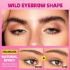 AKARY Clear Eyebrow Setting Gel with Lamination Effect, Brow Fix Gel Wax, Waterproof Eyebrow Repair Liquid Brows Styling Beauty Salon Home Use Makeup for Fluffy Lifted Brows, Built-In Styling Comb view 3