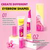 AKARY Clear Eyebrow Setting Gel with Lamination Effect, Brow Fix Gel Wax, Waterproof Eyebrow Repair Liquid Brows Styling Beauty Salon Home Use Makeup for Fluffy Lifted Brows, Built-In Styling Comb view 4