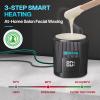 Wokaar Nose Wax Kit for Eyebrow and Ear Hair | 100gWax, 50 Face Waxing Sticks | USB-C(5V/2A) Wax Warmer | Hair Removal Kit for Men & Women | 15 Pre/Post Wipes, Ear and Mustache Guards & Earplug view 4