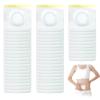 LPZNUYVC 50PCS Castor Oil Patches for Belly Button, Disposable Highly Absorbent Organic Cotton Self-Adhesive Castor Oil Pack Wrap, Anti-Seepage Design, No Wash & Breathable view 1