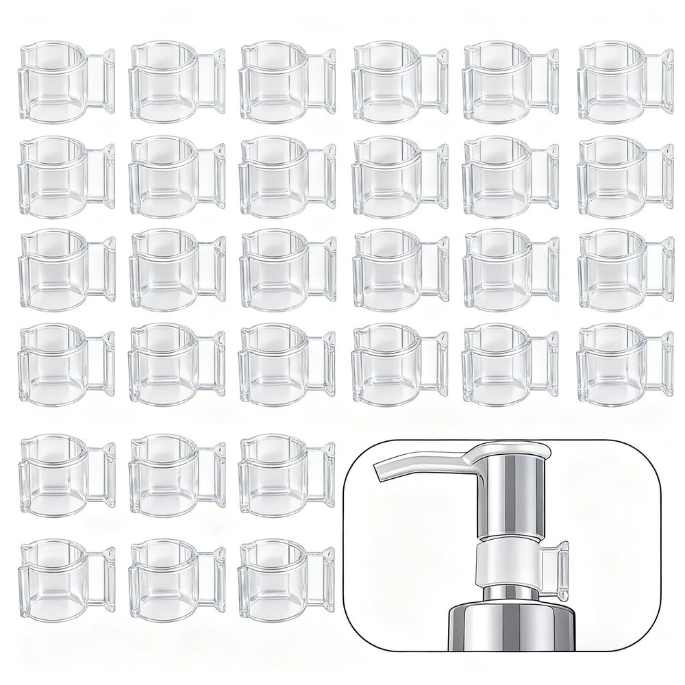 30Pcs Leakproof Pump Lock Clips Medium for Travel Bottles