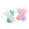 COOLHIYA 8pcs Thickened Mesh Soap Bags with Hanging Design for Facial Cleansers and Handmade Soaps Foaming Net for Rich Lather Space-saving Storage Pouch in Multi-color view 1