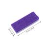 COOLHIYA 5Pcs Double-Sided Pedicure Pumice Stone Foot Care Scrubbers Dead Skin Callus Remover Ergonomic PU Material for Smooth Feet Exfoliation and Skin Health Purple view 2