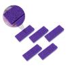 COOLHIYA 5Pcs Double-Sided Pedicure Pumice Stone Foot Care Scrubbers Dead Skin Callus Remover Ergonomic PU Material for Smooth Feet Exfoliation and Skin Health Purple view 4