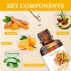 Amococo Turmeric Oil for Face & Body, Natural Glowing Skin Oil with Aloe Vera, Sweet Orange & Shea Butter, Moisturizing, Soothing & Nourishing Dry Skin Care view 3