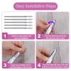 10PCS Cuticle Drill Bits for Nails, Diamond Flame Cuticle Drill Bits Set, Professional 3/32 Inch Nail Drill Bits for Dead Skin Removal, Manicure Pedicure Tools with Storage Case for Natural and Artifi view 3