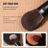 12-piece travel makeup brush with packaging full set of beauty tools mini portable makeup brushes for foundation, eyeshadow, loose powder, blush, contour and concealer view 3