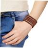 ETHZZLE 10 Pcs High Elastic Hair Ties for Thick Hair No Damage Soft Stretchy Secure Hold Ponytail Buns Braids Women Dark Brown view 3