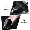 COOLHIYA Professional Nail Cuticle Trimmer Scissors Black Dead Skin Barb Remover Pedicure Tool with Anti-slip Handle for Precise Manicure and Easy Nail Care at Home Travel view 2