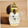ETHZZLE 3pcs Glass Perfume Bottles with Roller for Essential Oils Empty Liquid Bottles for Travel Refillable Rollerball for Perfume Lotion and Oil Storage view 2