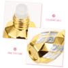 ETHZZLE 3pcs Glass Perfume Bottles with Roller for Essential Oils Empty Liquid Bottles for Travel Refillable Rollerball for Perfume Lotion and Oil Storage view 4