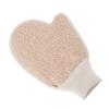 ETHZZLE 2pcs Bath Scrubber Gloves Exfoliating Body Scrubber Mitts for Adults Linen and Cloth Back Rubbing Gloves for Dead Skin Removal Smooth Skin Care for Bathing Use view 1