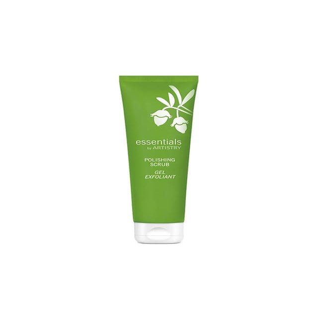Artistry Essentials Polishing Facial Scrub, Exfoliating Gel Formula, Green