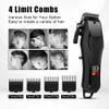 Hair Clippers for Men, Professional Cordless Hair Cutting Kit with LED Display,4 Limit Combs,Super Quite, Perfect for Men Women Barber Kid view 2