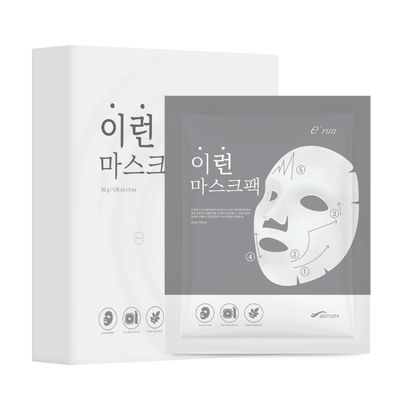 BOTEM E-Run Hydrating & Firming Sheet Mask, Coconut Jelly Bio 3D Face Mask with 10ml Essence  5 Pack K-Beauty Facial Treatment