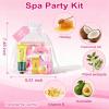 110PCS Spa Party Supplies for Girls, Daughter Spa Party Favors Include Face Masks,Hand Cream,Lip Balm,Foot Bath Bombs,Headbands,Lip Mask,Sleepover Party gifts,Stocking Stuffers for teen Girls view 4