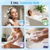 10 Pcs 5-IN-1 Hotel Soaps and Toiletries Bulk Set,5-Piece Set 0.35 oz each Packets Shampoo,Conditioner, Body Wash and Lotion,0.53 oz Soap Mini Travel Size Toiletries Supplies kit for Guests,Homeless view 2
