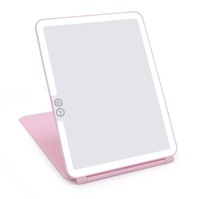 Rechargeable Lighted Makeup Vanity Mirror | Touch Screen Dimmable, Compact, Portable, Lighted, Rechargeable, Illuminated Mirror | Perfect for Travel, Makeup and Beauty Needs