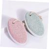 COOLHIYA Oval Pumice Stone Dead Skin Remover for Feet and Hands Lightweight Callus Removing Foot Rubbing Tool Portable Pedicure Scrubber in Nordic Green for Rough and Dry Skin Removal view 2