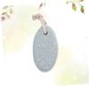 COOLHIYA Oval Pumice Stone Dead Skin Remover for Feet and Hands Lightweight Callus Removing Foot Rubbing Tool Portable Pedicure Scrubber in Nordic Green for Rough and Dry Skin Removal view 4