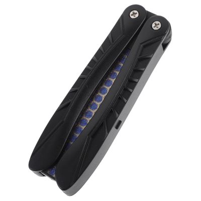ETHZZLE Nano Glass Foot File Callus Remover Double-Sided Washable Pedicure Tool for Men and Women Creative Dead Skin Trimmer for Dry and Wet Feet Black