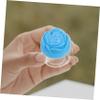 ETHZZLE 12pcs Rose Flower Lid Cosmetic Containers for Facial Cream Eye Cream Body Scrub Travel Jars Refillable Toiletry Storage for Lotion and Ointment view 1