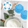 ETHZZLE 12pcs Rose Flower Lid Cosmetic Containers for Facial Cream Eye Cream Body Scrub Travel Jars Refillable Toiletry Storage for Lotion and Ointment view 4