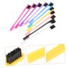 COOLHIYA 10pcs Dual-ended Eyebrow Brush and Comb for Grooming and Shaping Brows Bristle Material Multi-use Makeup Tool for Women and Makeup Lovers Mixed Colors view 4
