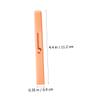 ETHZZLE Retractable Portable Lip Brush Lipstick Applicator with Soft Thick Bristles for Precise Lip Lining Easy to Carry Makeup Tool in Warm Orange Fits Wallets and Cosmetic Bags view 2