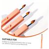 ETHZZLE Retractable Portable Lip Brush Lipstick Applicator with Soft Thick Bristles for Precise Lip Lining Easy to Carry Makeup Tool in Warm Orange Fits Wallets and Cosmetic Bags view 4