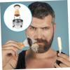 COOLHIYA Men Shaving Set with Stainless Steel Brush Stand and Shaving Bowl Grooming Kit for Softening Beard and Facial Cleansing Gift for Father Day and Valentine Day view 3