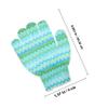 COOLHIYA 10Pcs Five-finger Shower Gloves for Deep Cleaning and Back Scrubbing Soft Nylon Bath Scrubber with Mixed Colors for Skin Exfoliation and Improved Circulation view 2