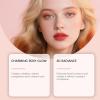 Cream Blush Stick with Brush Double Head Blush Sticks for Cheeks Waterproof Cream Lightweight Long-Lasting Blusher Makeup Stick for Lips,Cheeks & Eyes (champagne brown) view 2