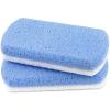 Durable Callus Remover & Dual-Sided Foot Scrubber for Exfoliation and Pedicure 2-Pack Glass Pumice Stones view 1