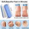 Durable Callus Remover & Dual-Sided Foot Scrubber for Exfoliation and Pedicure 2-Pack Glass Pumice Stones view 4