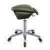Saddle Stool,Ergonomic Saddle Chair with Pulleys,360 Rotating and Lifting Salon Chair,for Home Office Barber Shop(Green) view 1