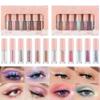 12-Piece Liquid Glitter eyeshadow & Eyeliner Set Korean-Style Makeup Glitter Eyeliner Long-Lasting Quick-Dry High-Pigment Loose Powder Shimmer Eyeshadow Mother's Day Gift for Women view 2